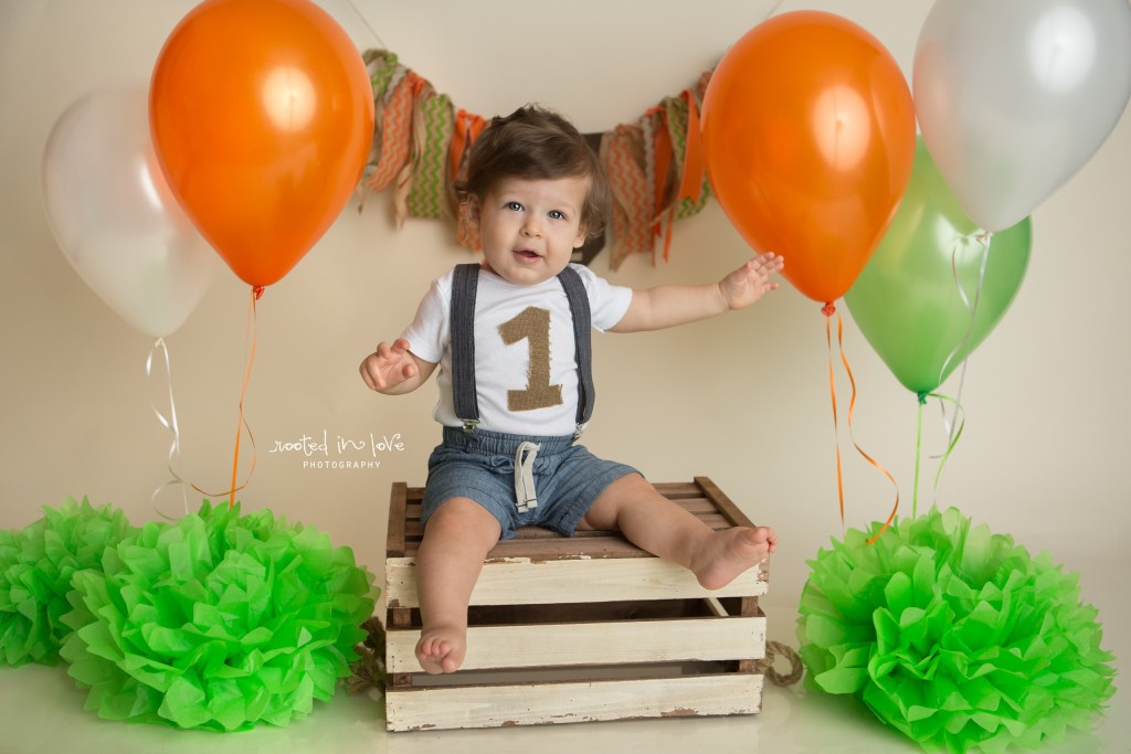 Anderson is ONE! | Fort Worth cake smash session