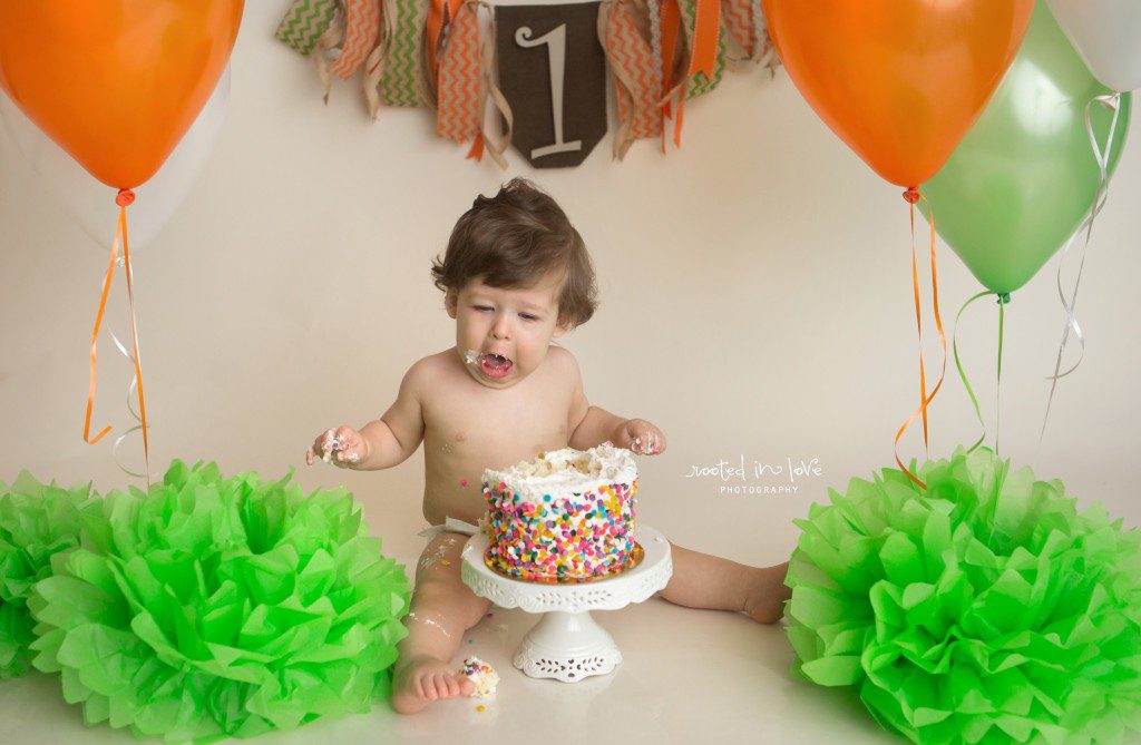 Anderson is ONE! | Fort Worth cake smash session