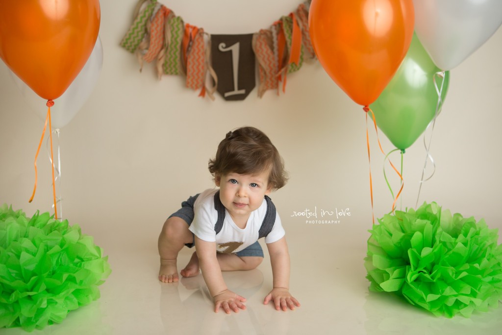 Anderson is ONE! | Fort Worth cake smash session