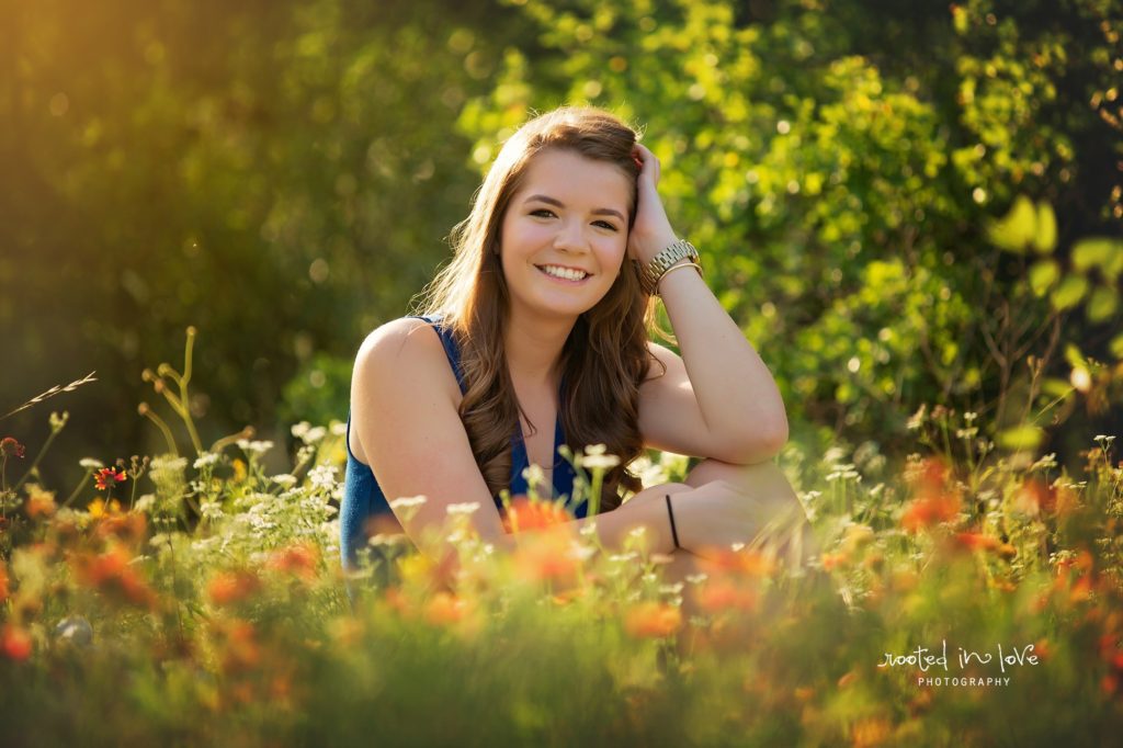 Shelby's wildflower senior session