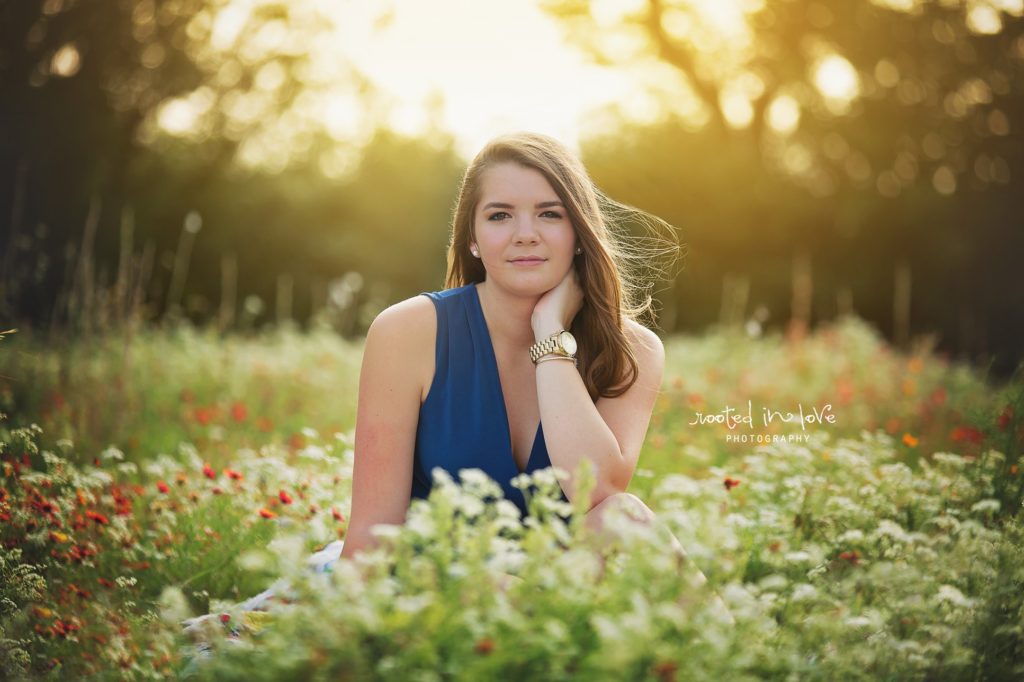 Shelby's wildflower senior session