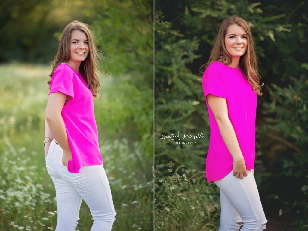 Shelby's wildflower senior session