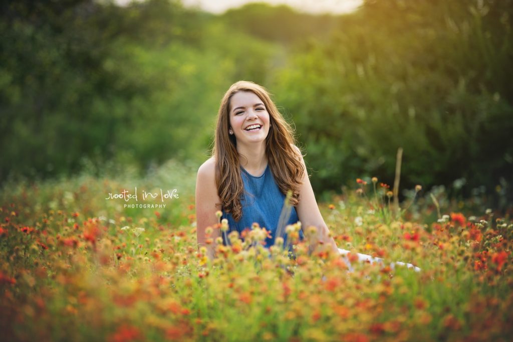 Shelby's wildflower senior session