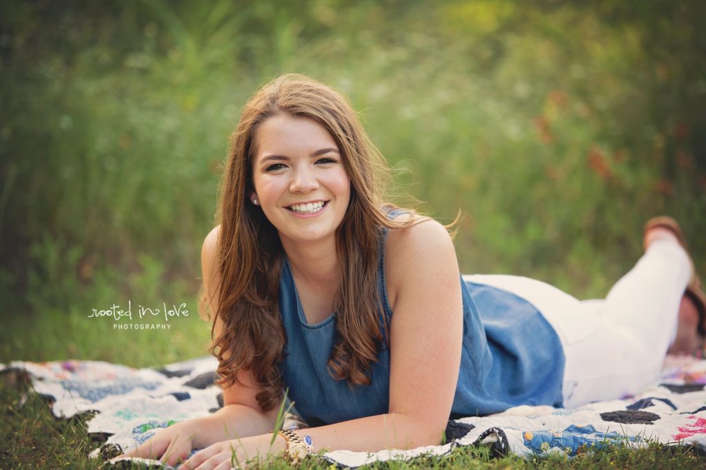 Shelby's wildflower senior session