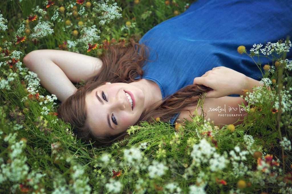 Shelby's wildflower senior session