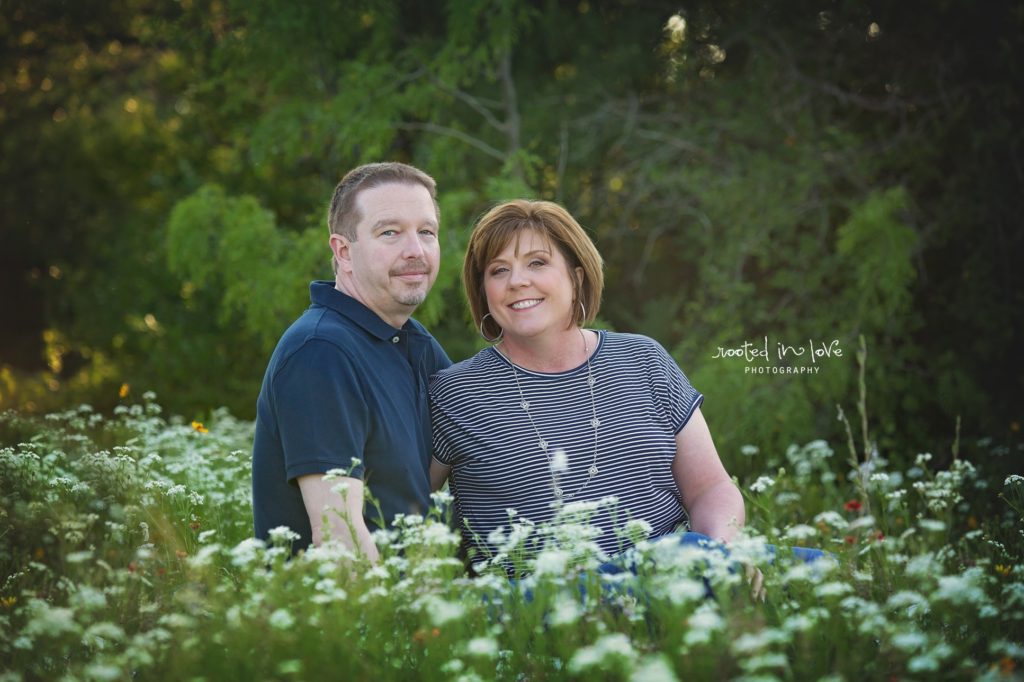 Perkins wildflower family session