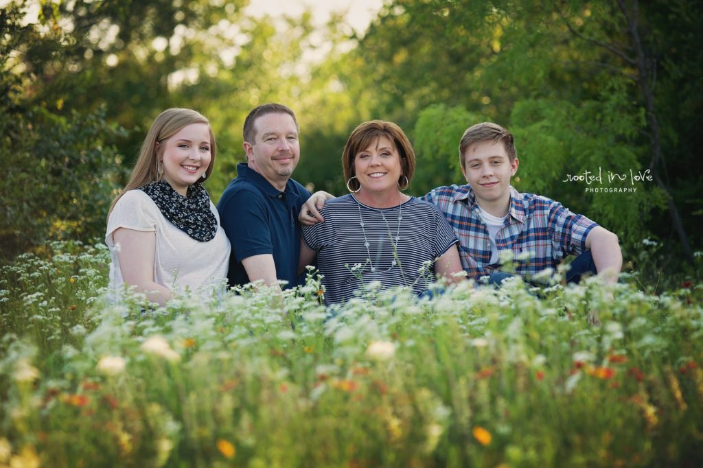 Perkins wildflower family session