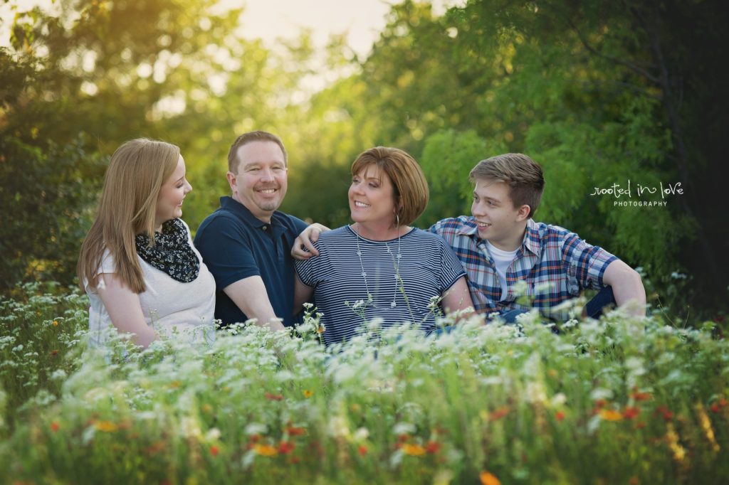 Perkins wildflower family session
