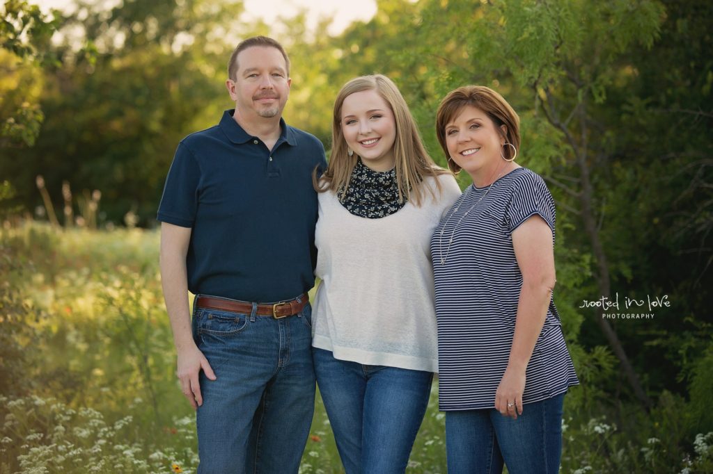 Perkins wildflower family session