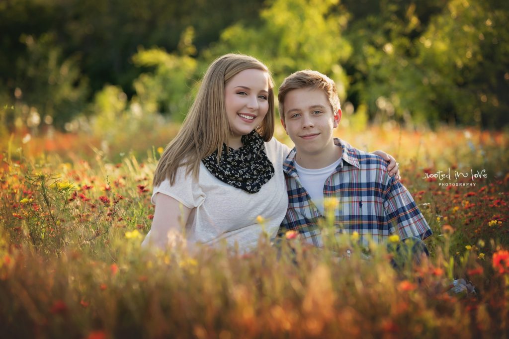 Perkins wildflower family session