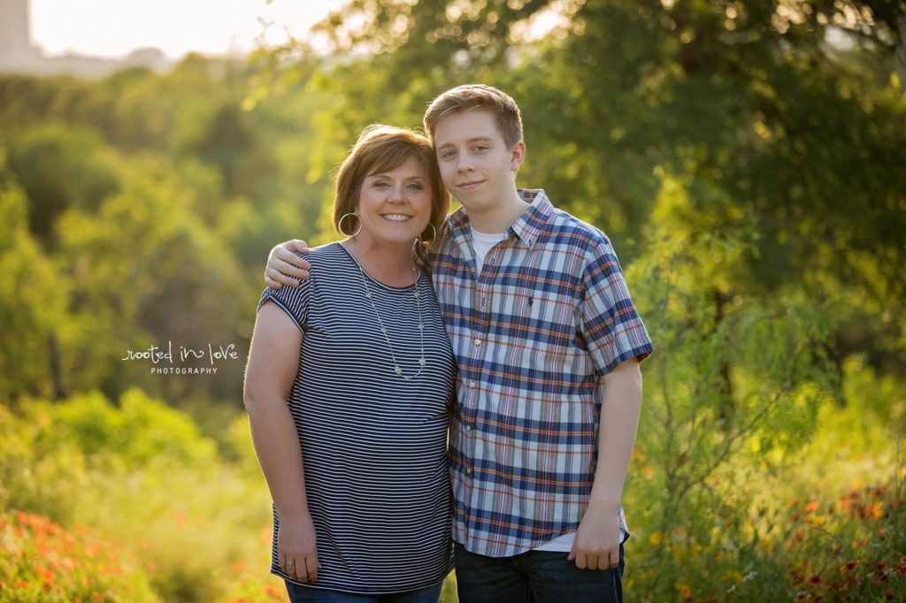 Perkins wildflower family session