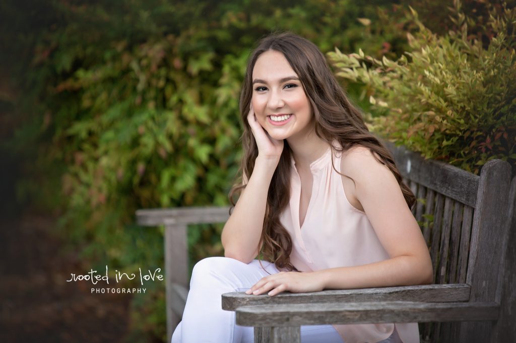 Fort Worth Botanical Gardens senior session