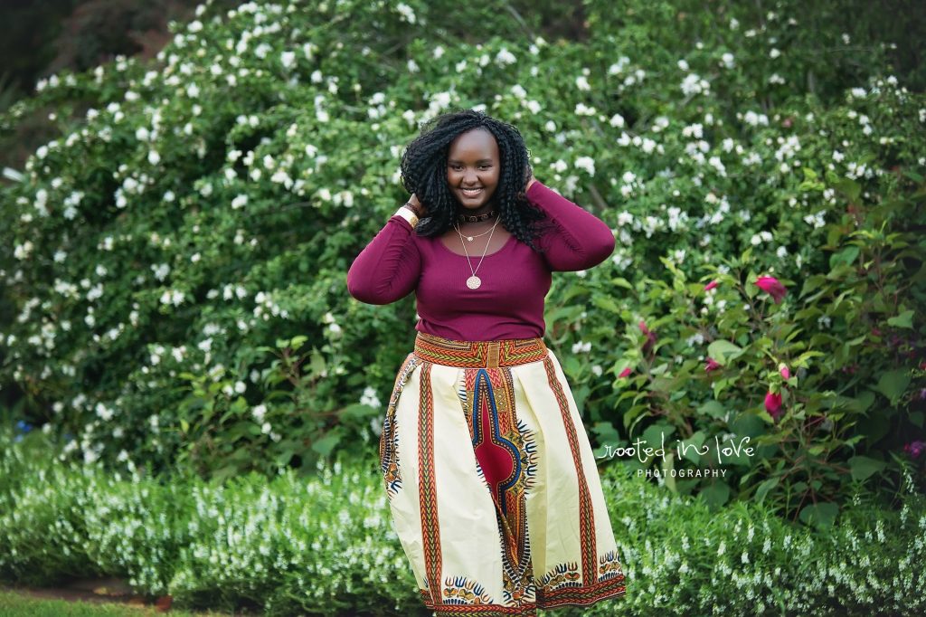 Grace's Fort Worth Botanical Gardens senior session