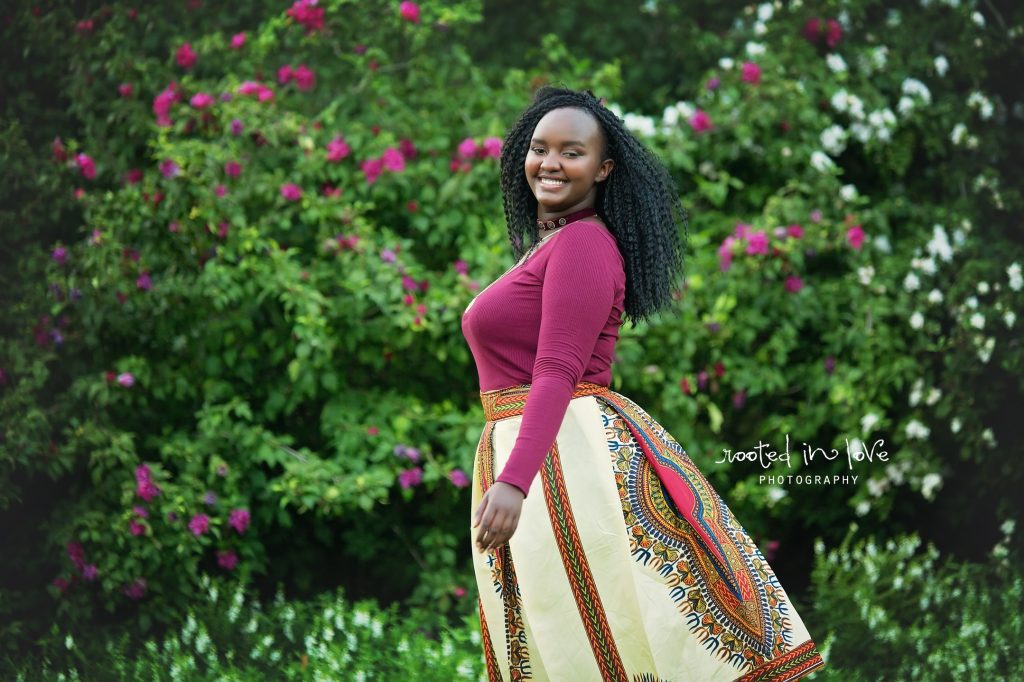 Grace's Fort Worth Botanical Gardens senior session