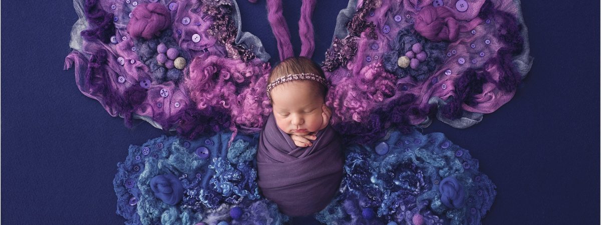 Violet’s very violet newborn session